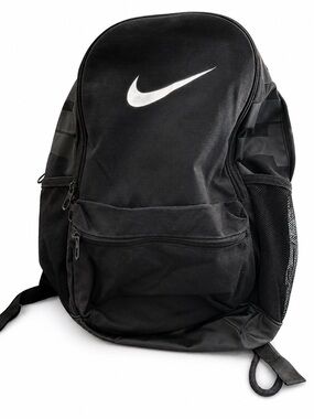 Nike Black Backpack with White Swoosh
